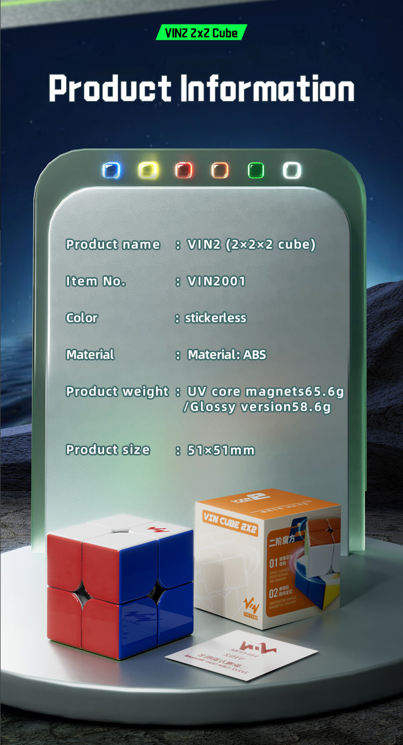 VinCube 2x2 V2 Lite (Magnetic) 20