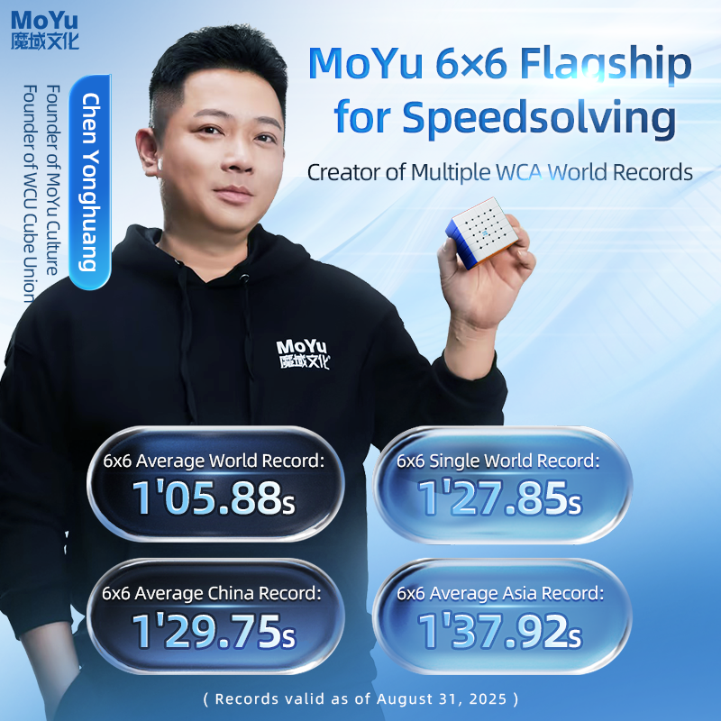 MoYu AoShi V4 6x6 Triple Track (Magnetic, UV, Ball-Core) 11