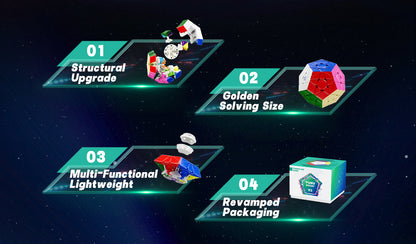 YJ YuHu Megaminx V3 (Magnetic) from KewbzUK Speed Cube Shop 10