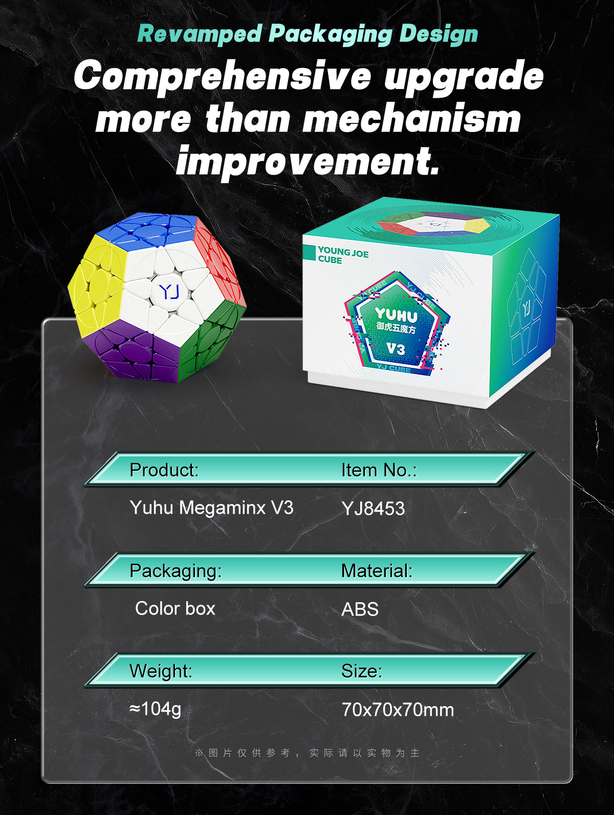 YJ YuHu Megaminx V3 (Magnetic) from KewbzUK Speed Cube Shop 14