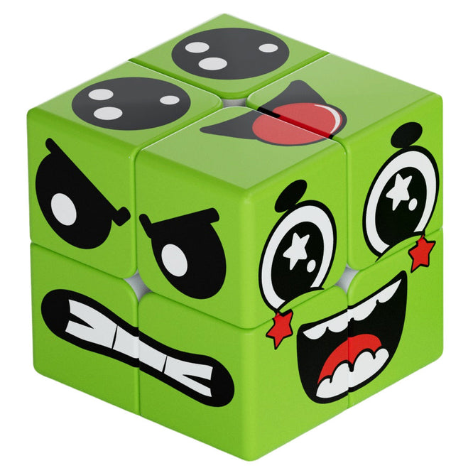 Cube à faces vertes