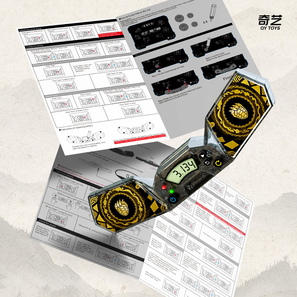 QiYi Timer VermilionBird from KewbzUK Speed Cube Shop 6