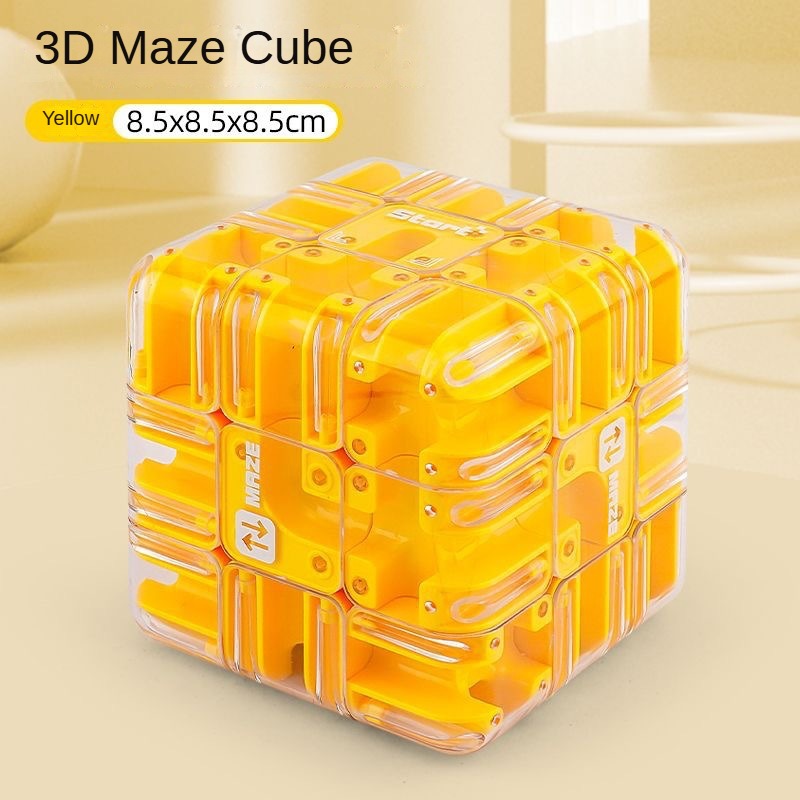 3D Maze Cube (85mm)