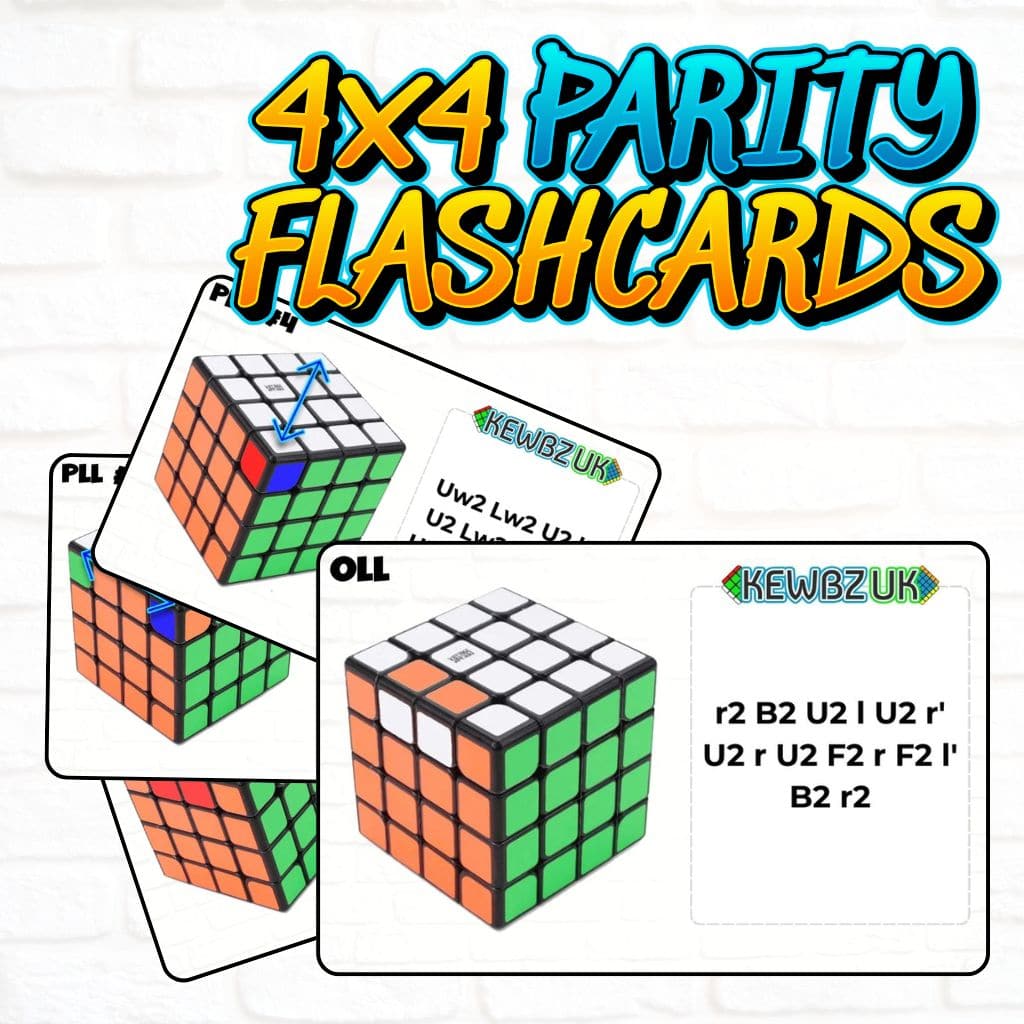 4x4 Parity Flashcards (OLL & PLL Algorithms)