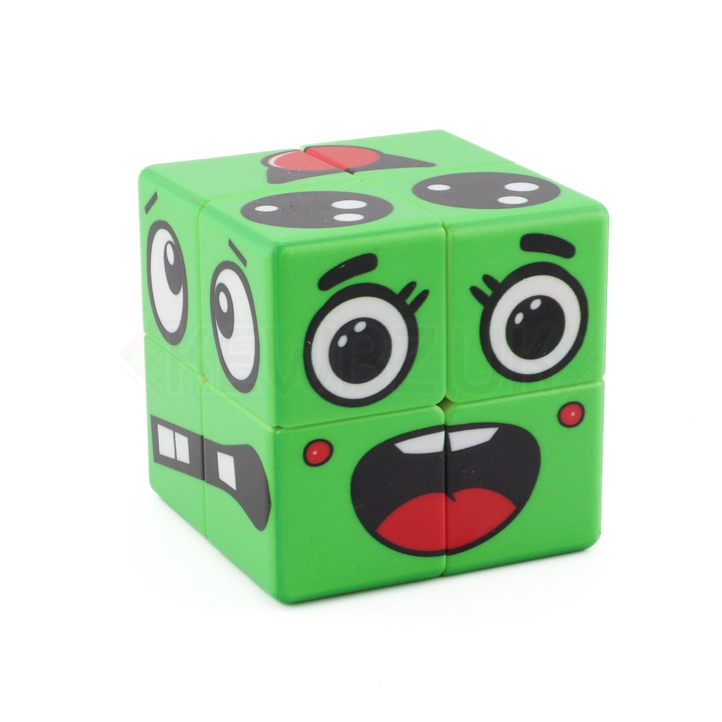 Cube à faces vertes