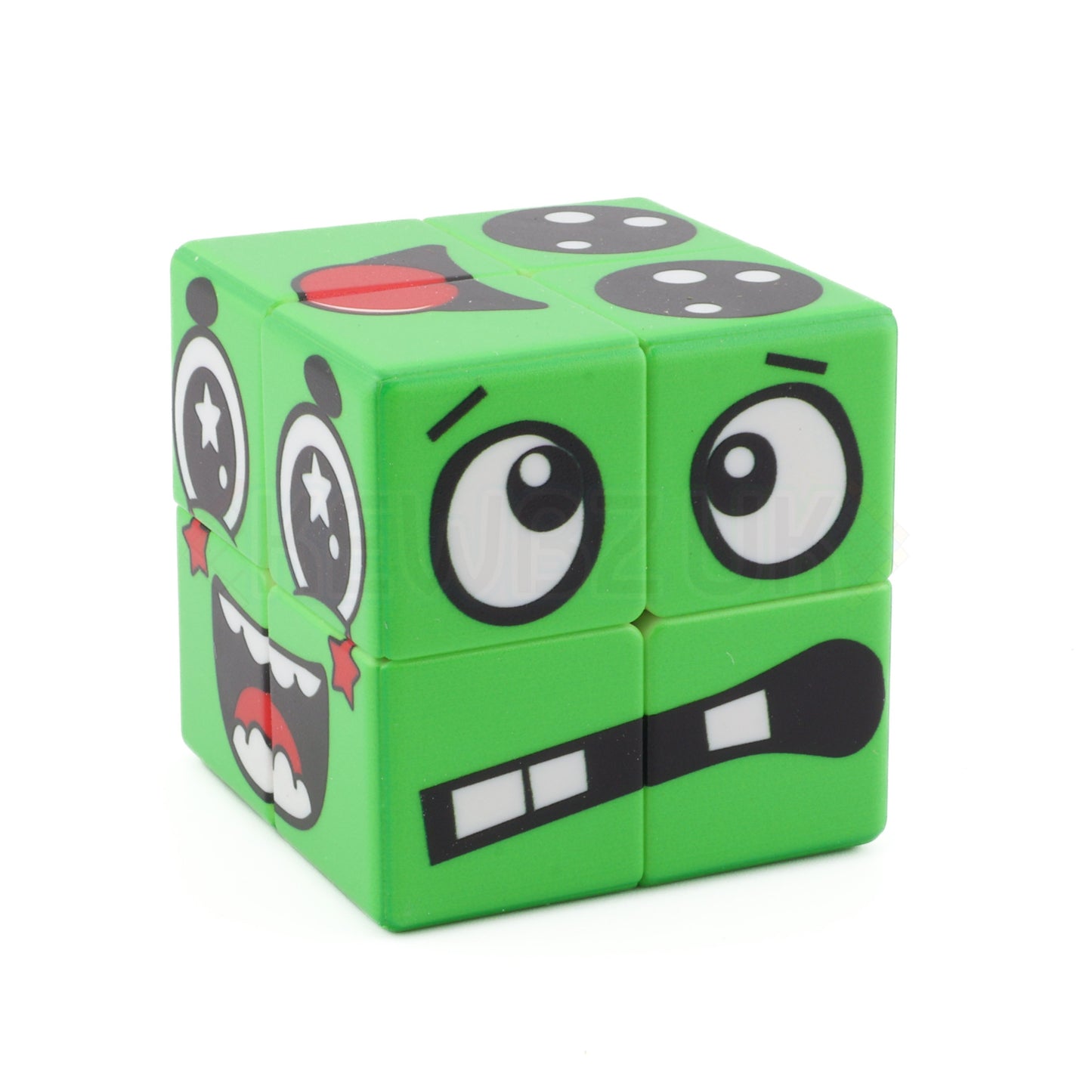 Cube à faces vertes