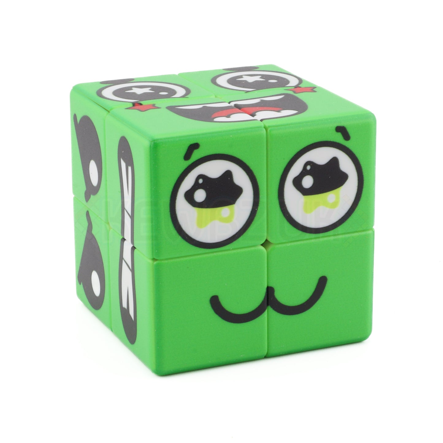 Cube à faces vertes