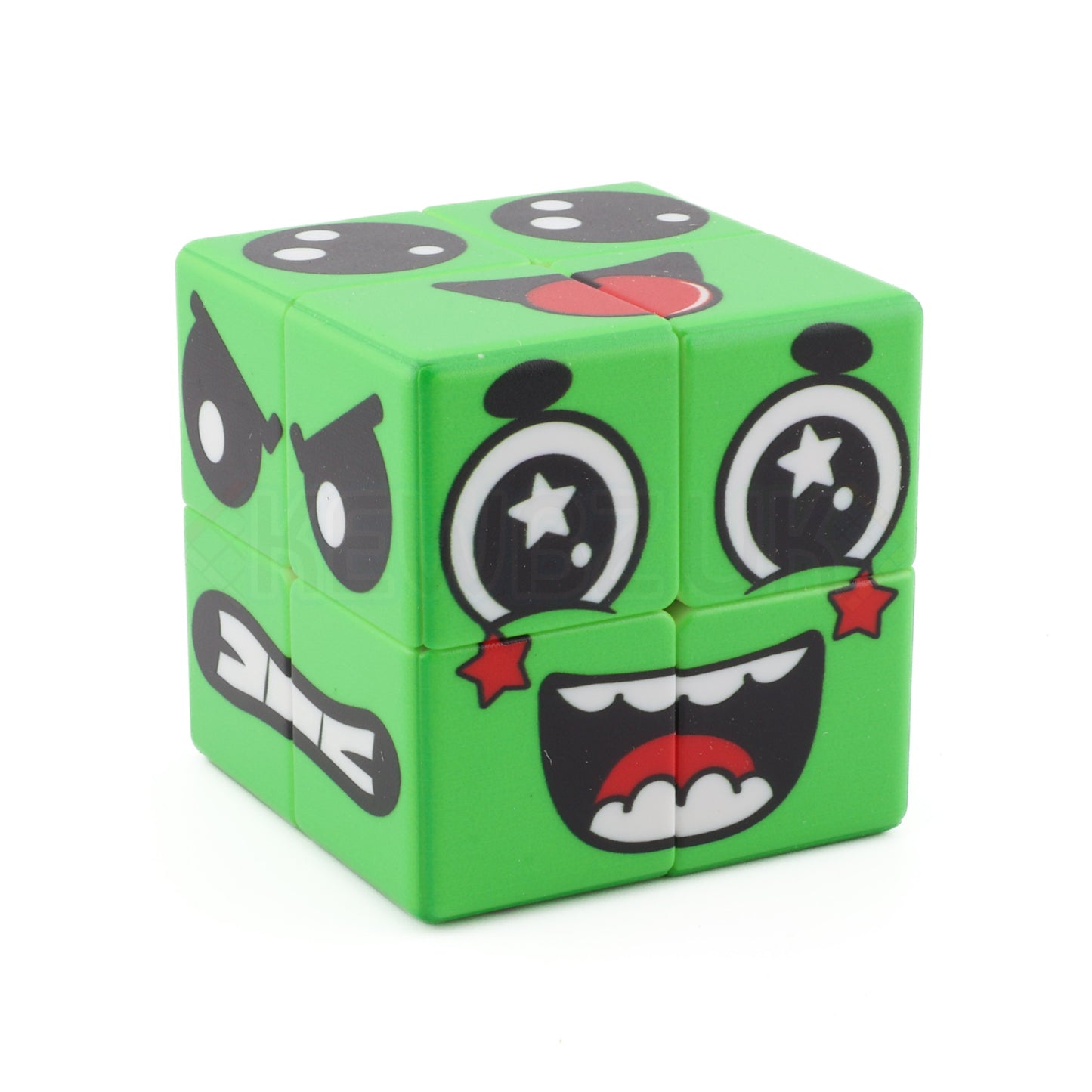 Cube à faces vertes