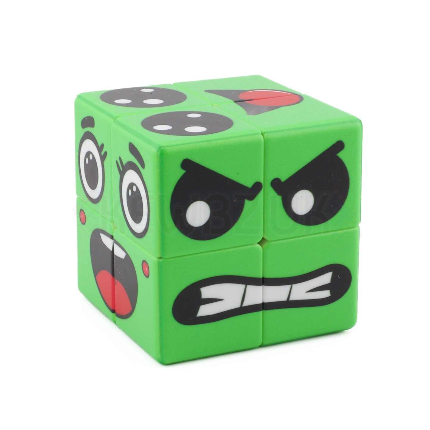 Cube à faces vertes