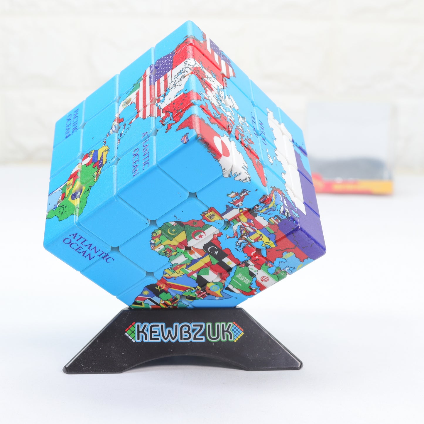 Cube 4x4 Planisphère (Drapeaux)