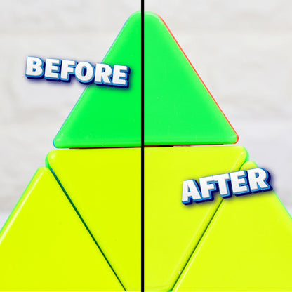 Modification de la rondelle de pointe du WeiLong Pyraminx Forg3d