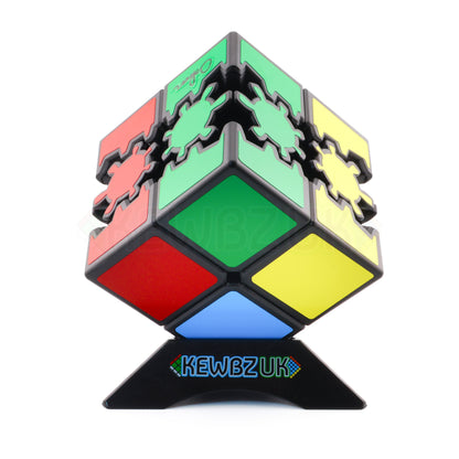 Cube 2x2 à engrenages Calvins 4 couleurs