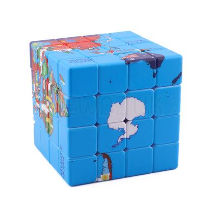 Cube 4x4 Planisphère (Drapeaux)