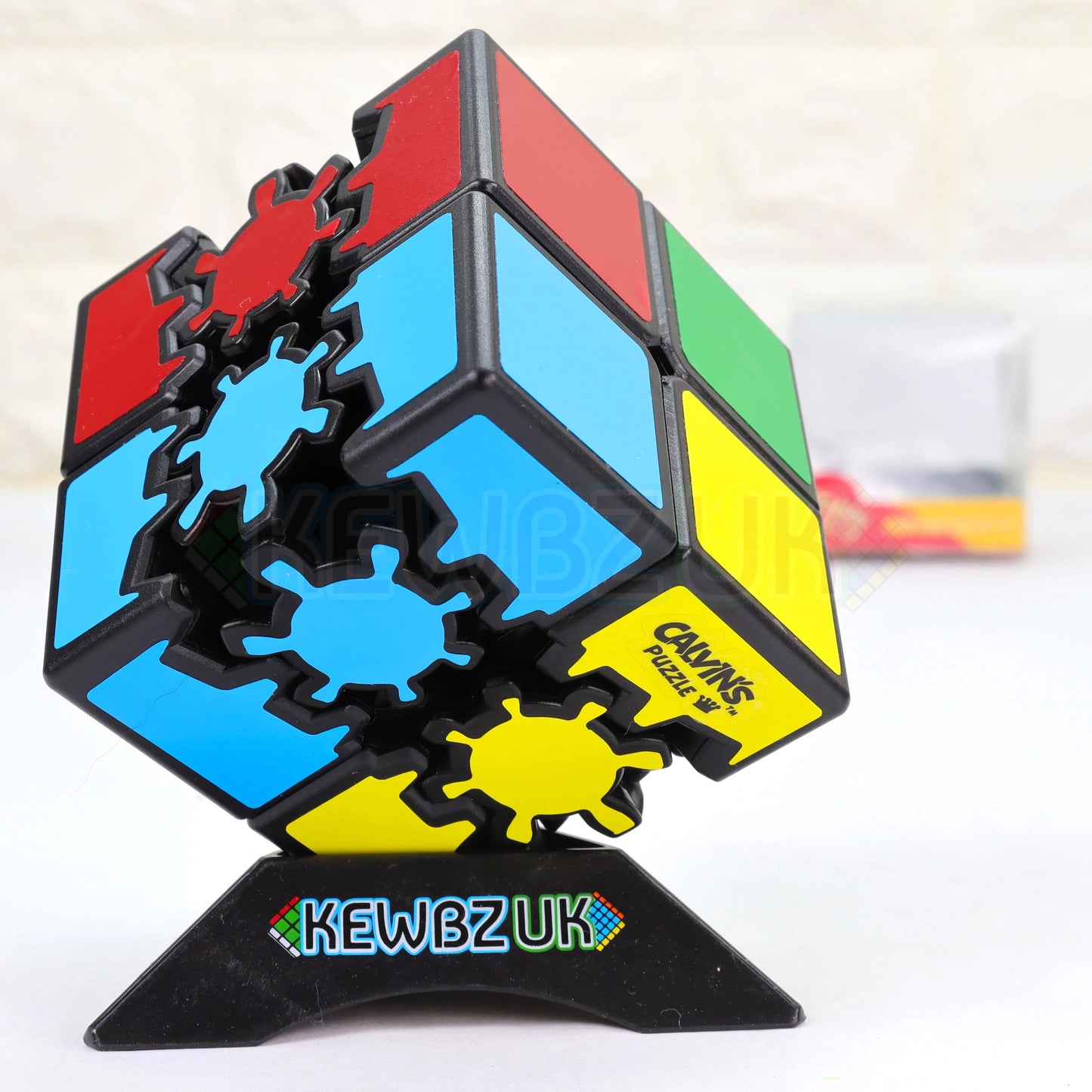 Cube 2x2 à engrenages Calvins 4 couleurs