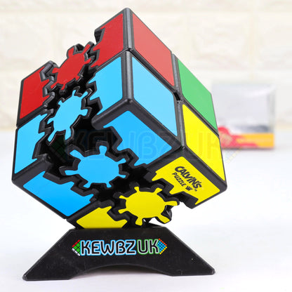 Cube 2x2 à engrenages Calvins 4 couleurs