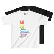 T-shirt Arc-en-ciel Cubemunky List WCA