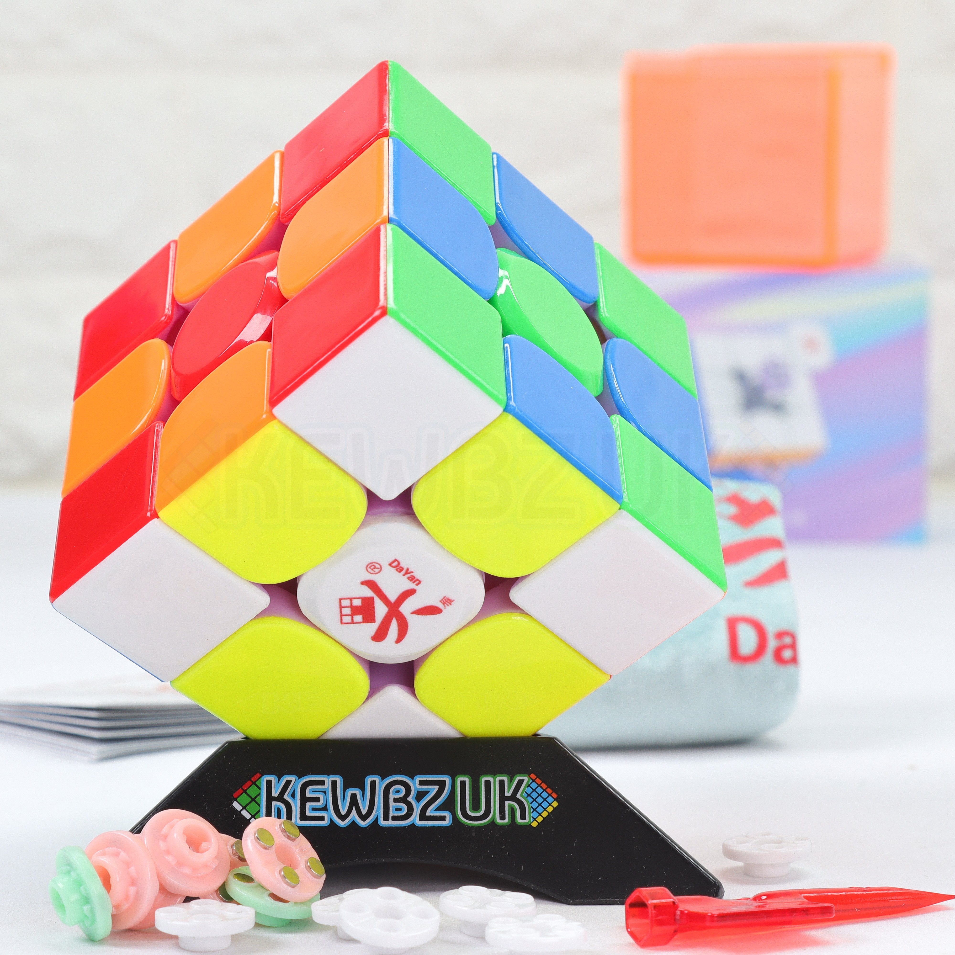 DaYan ZhanChi V5 3x3 Magnetic Stickerless KewbzUK speedcubing