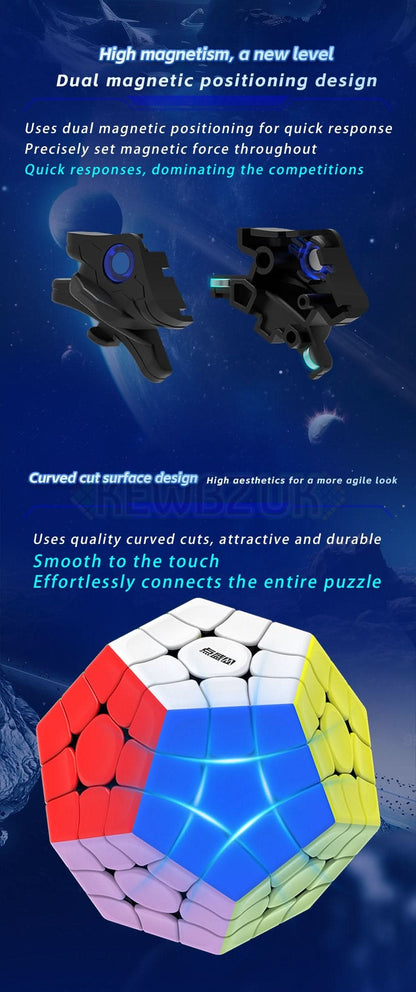 DianSheng Galaxy Megaminx (Magnetic, Ball-Core)