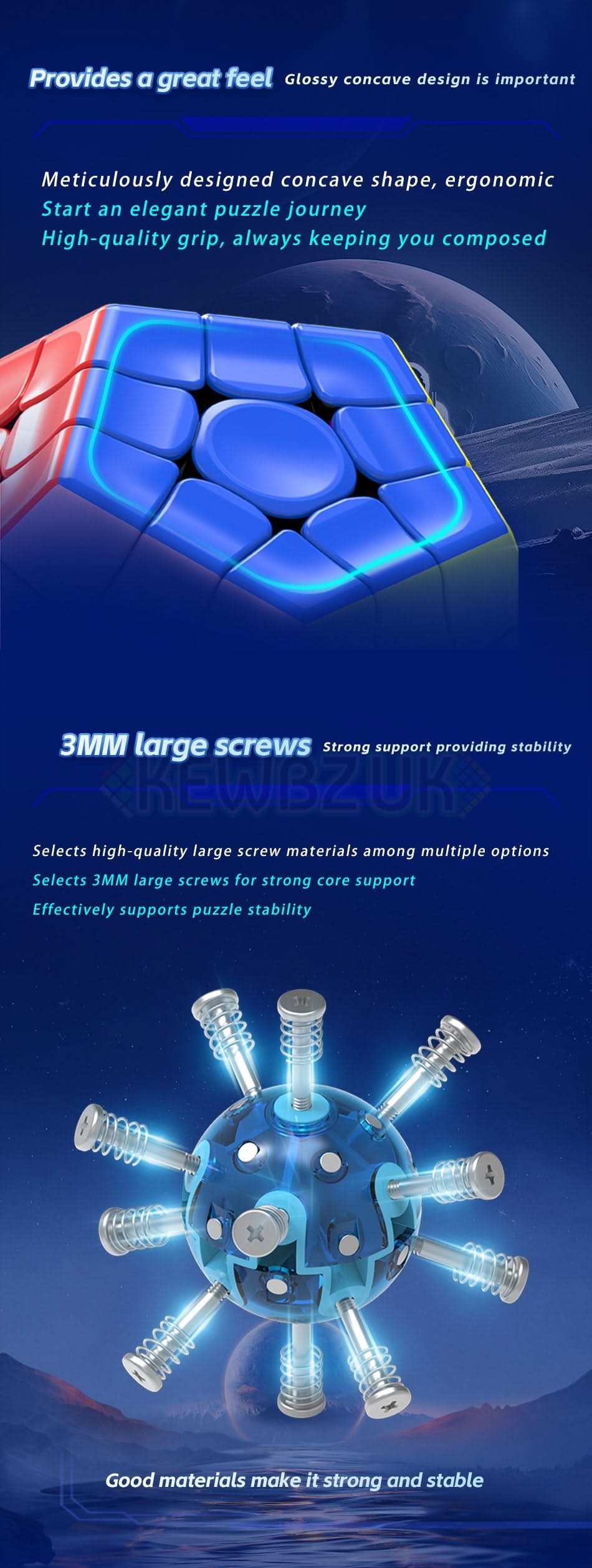 DianSheng Galaxy Megaminx (Magnetic, Ball-Core)