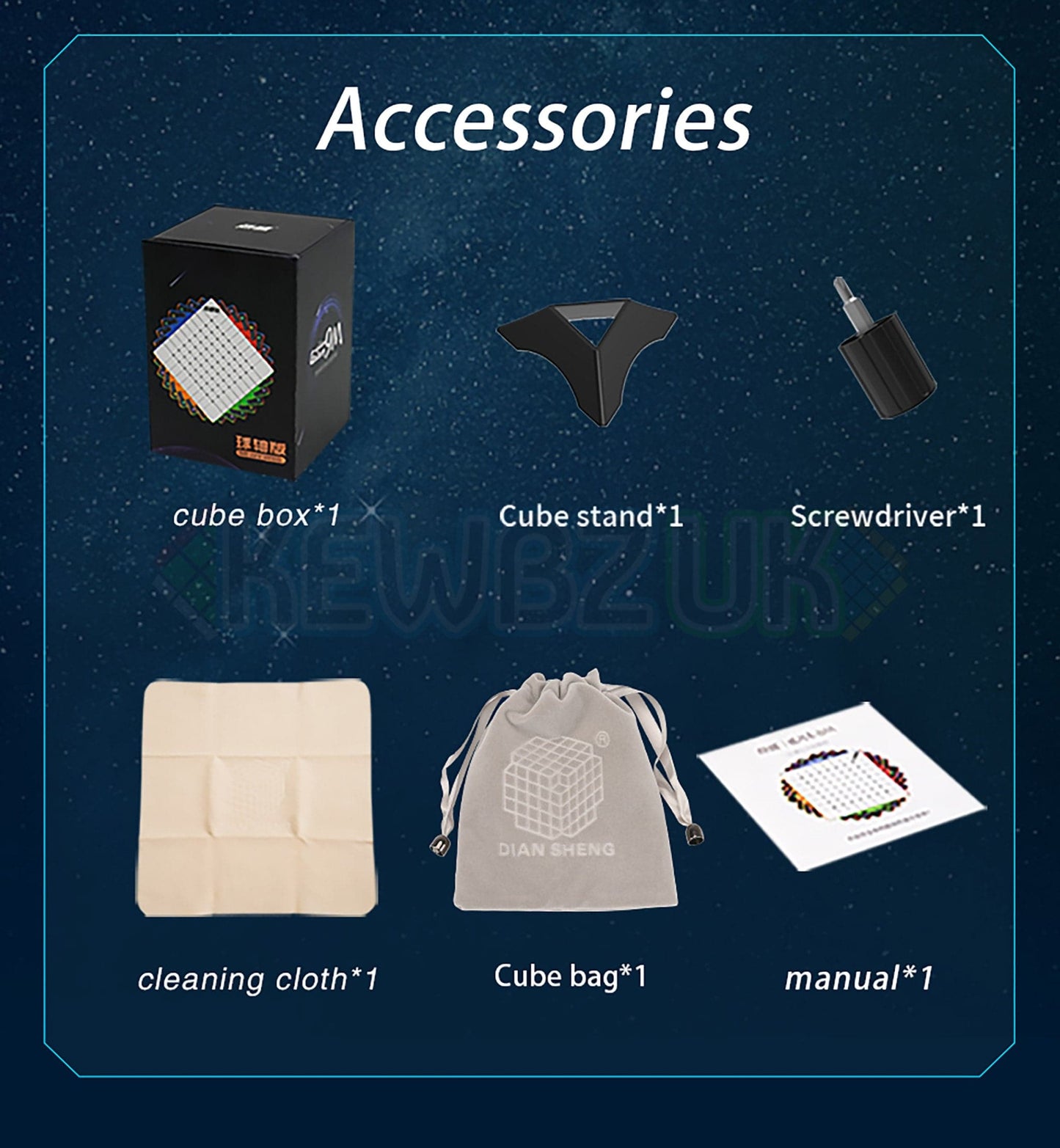 DianSheng Galaxy 9x9 (Magnetic, Ballcore)