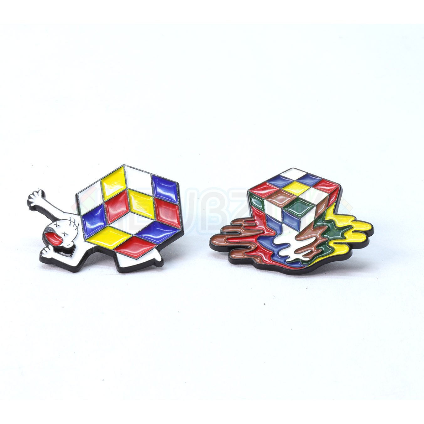 Badges d'épingle en émail Cubing
