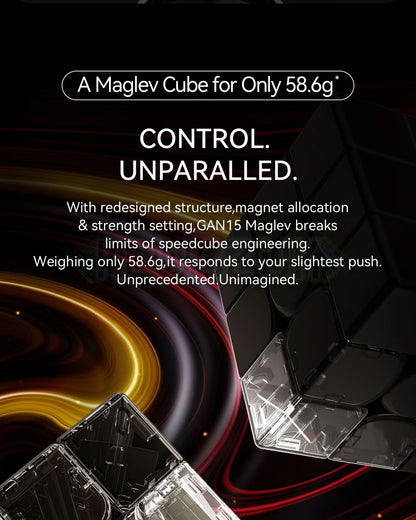 GAN 15 (Magnétique, Maglev, UV, Ball-Core)