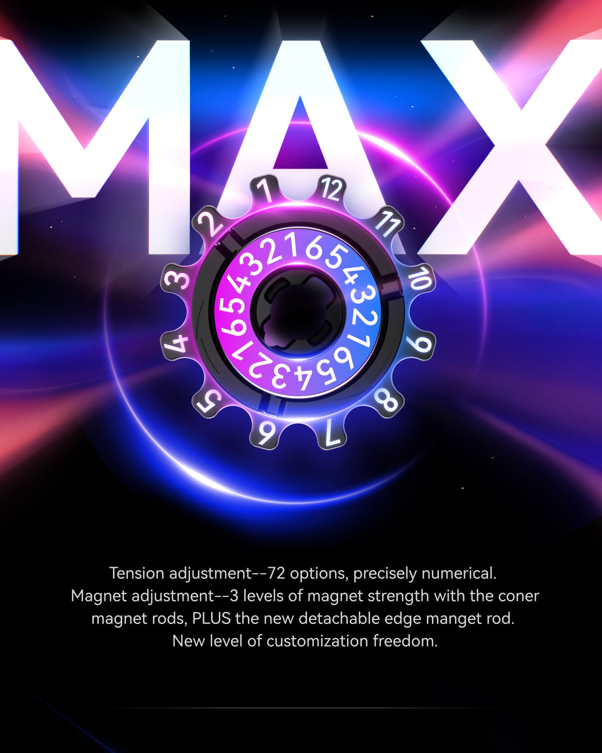 GAN 16 Max (Magnetic, Maglev, UV, Ball-Core)