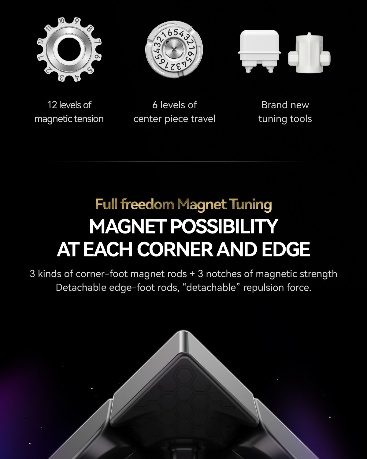 GAN 16 Max (Magnétique, Maglev, UV, Ball-Core)