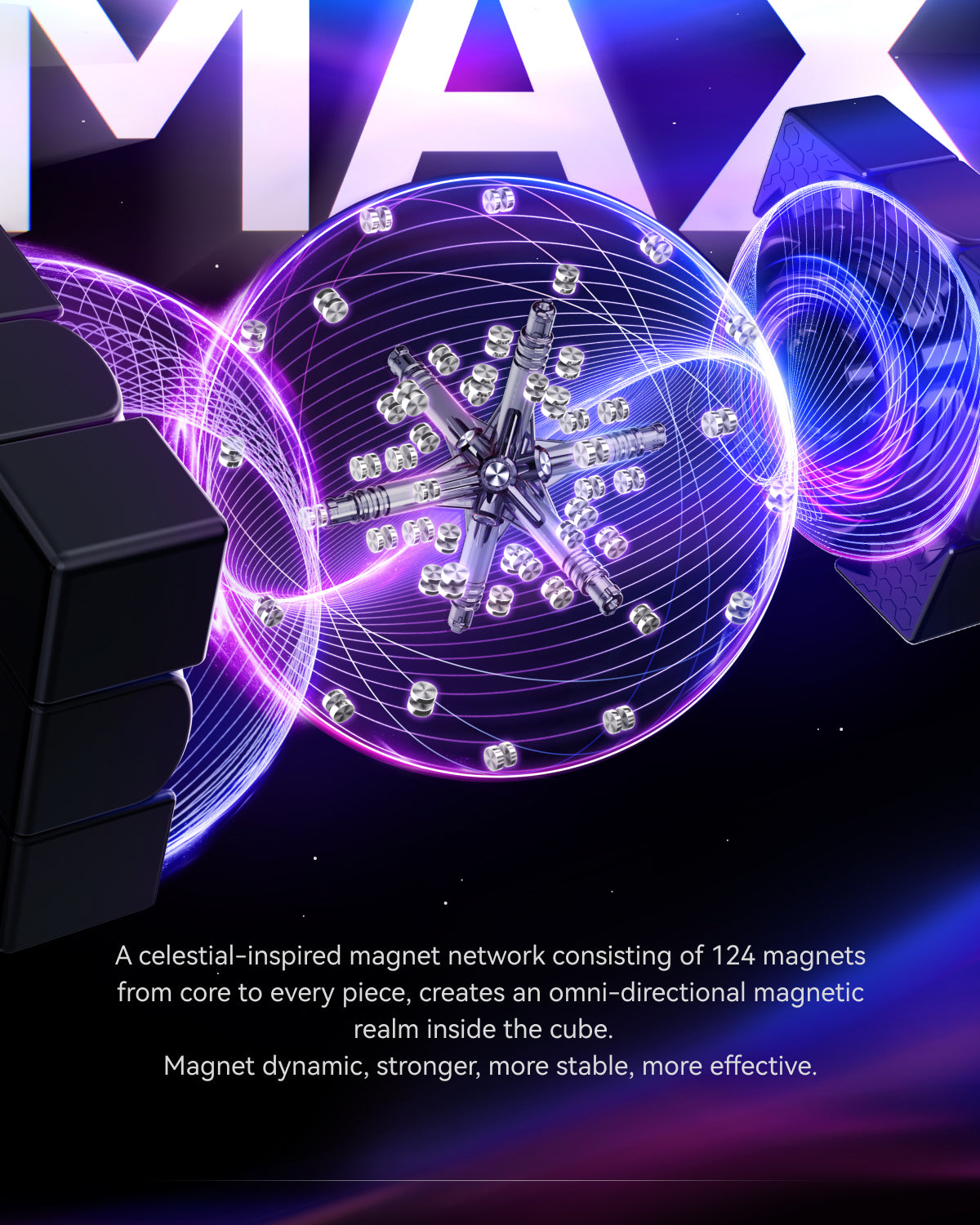 GAN 16 Max (Magnetic, Maglev, UV, Ball-Core)