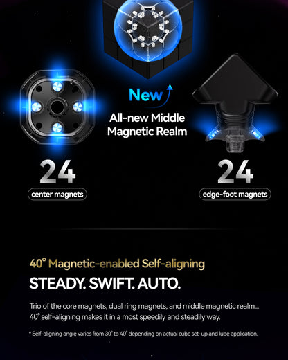 GAN 16 Max (Magnétique, Maglev, UV, Ball-Core)