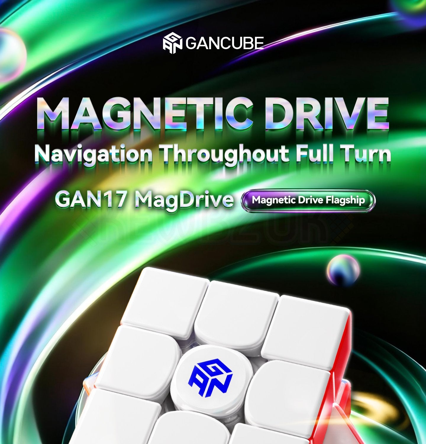 GAN 17 MagDrive (Magnetic, Maglev, UV, Ball-Core)