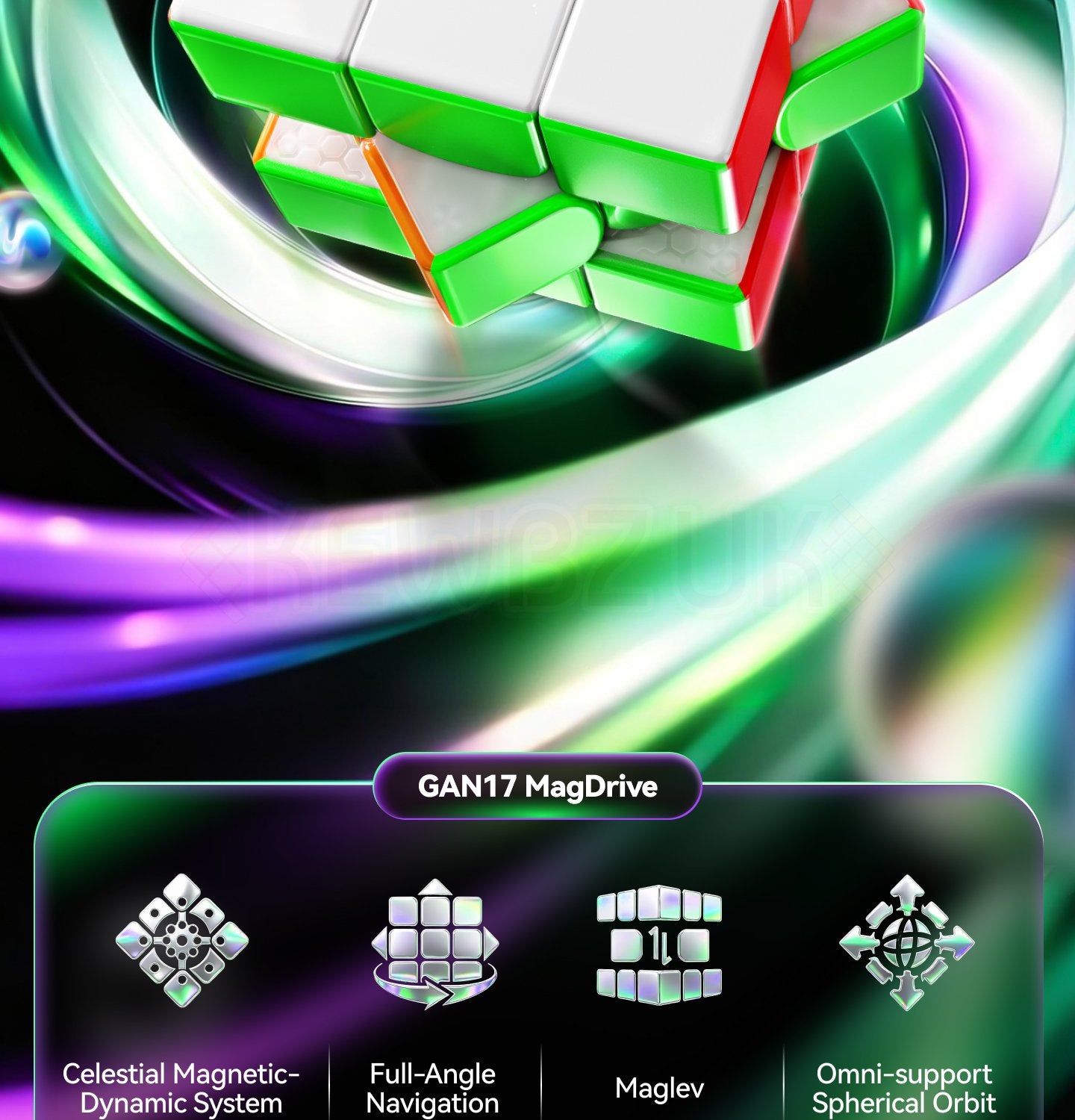 GAN 17 MagDrive (Magnetic, Maglev, UV, Ball-Core)