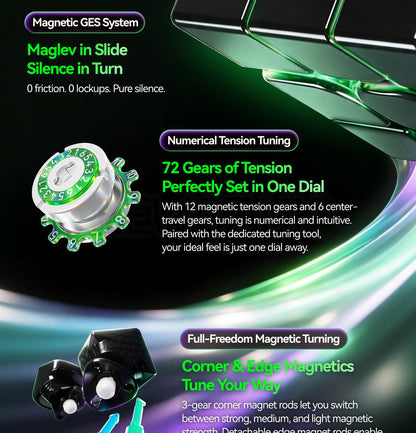GAN 17 MagDrive (Magnetic, Maglev, UV, Ball-Core)