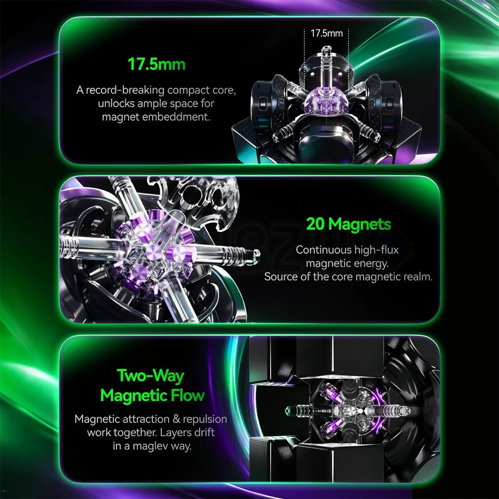 GAN 17 MagDrive (Magnetic, Maglev, UV, Ball-Core)