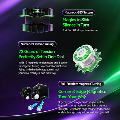 GAN 17 MagDrive (Magnetic, Maglev, UV, Ball-Core)