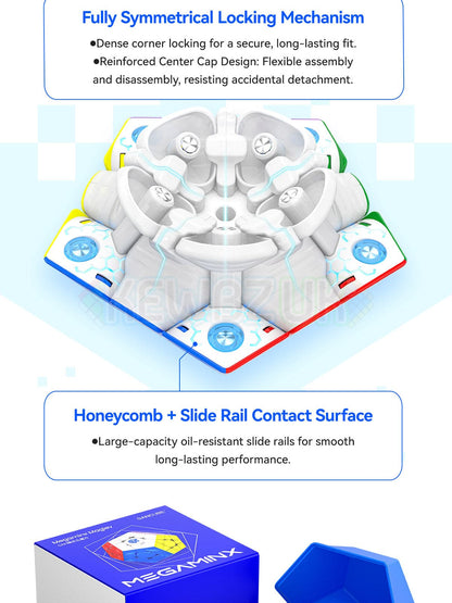 GAN Megaminx V2 (Magnétique, Maglev, UV, Ball-Core)