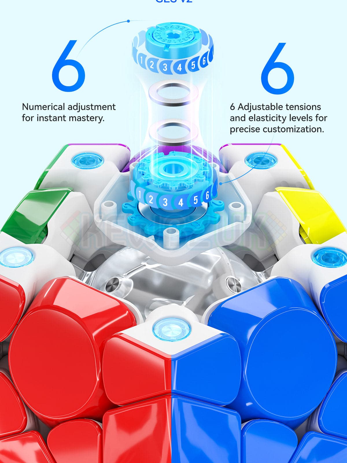 GAN Megaminx V2 (Magnétique, Maglev, Ball-Core)