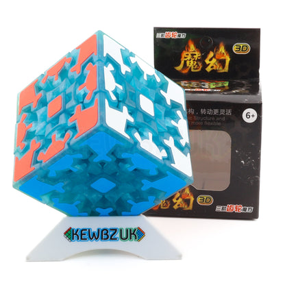 HelloCube MoHuan Gear 3x3 (Bleu Lumineux)