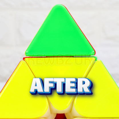 Modification de la rondelle de pointe du WeiLong Pyraminx Forg3d