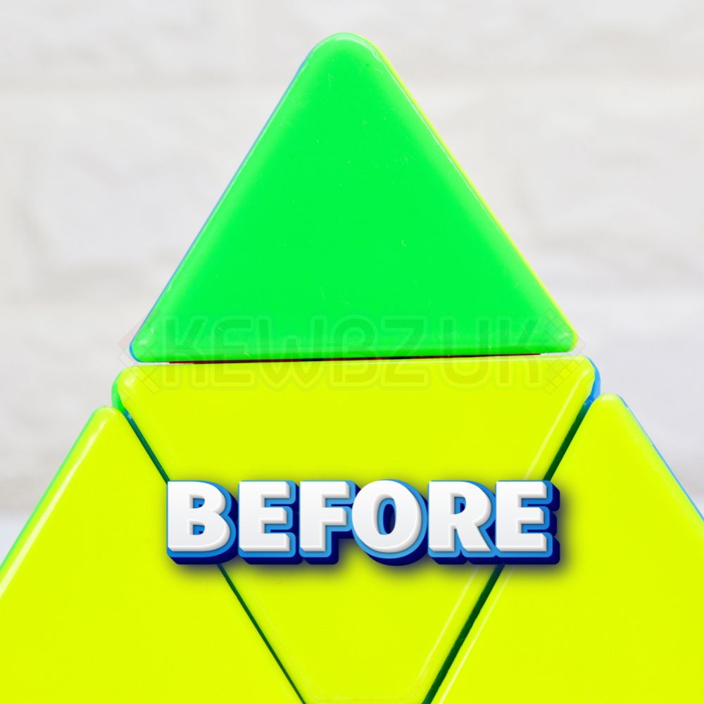 Modification de la rondelle de pointe du WeiLong Pyraminx Forg3d