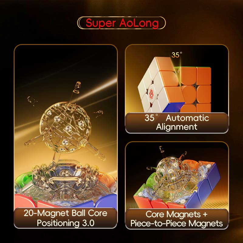 MoYu Super AoLong (19th Anniversary) (Magnetic, Maglev, Ball-Core) 5