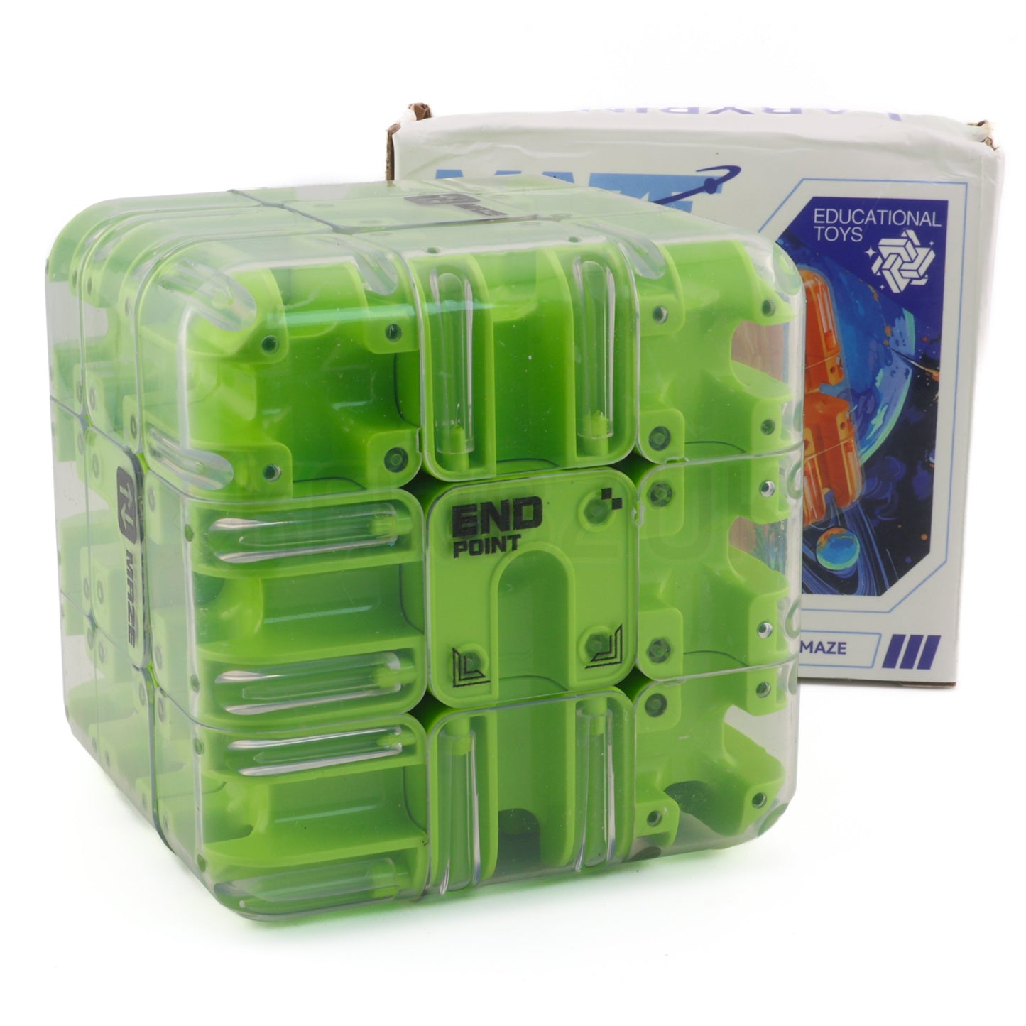 3D Maze Cube (85mm)