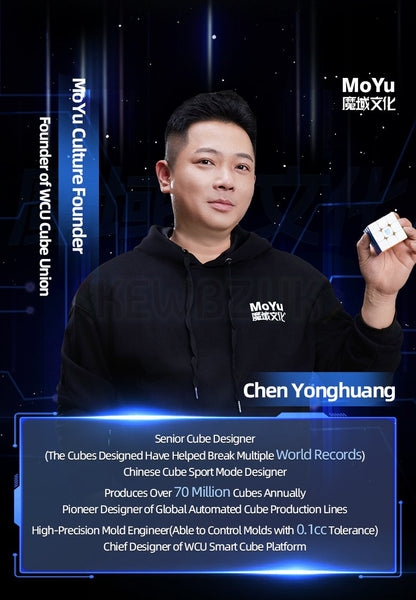 MoYu Super WeiLong V2 (20 aimants, Maglev, UV, Ball-Core)