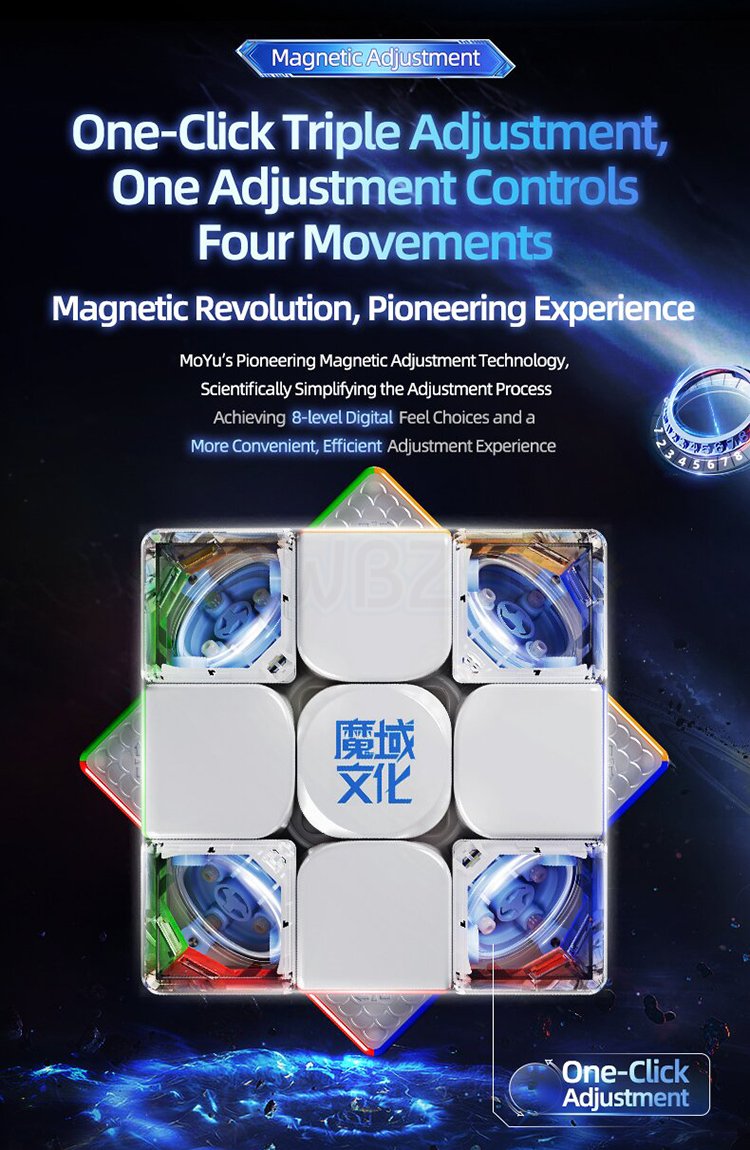 MoYu Super WeiLong V2 (20 aimants, Maglev, UV, Ball-Core)
