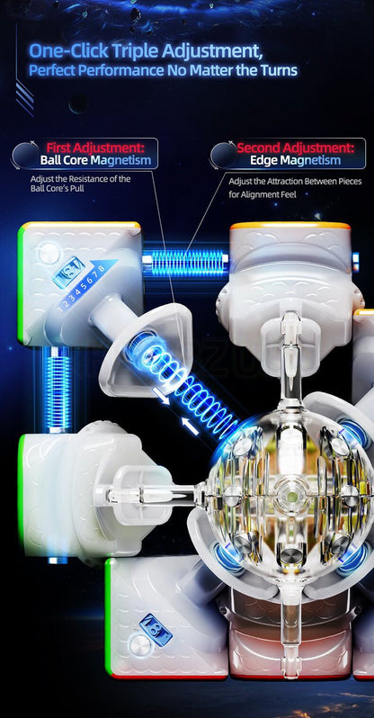 MoYu Super WeiLong V2 (20 aimants, Maglev, UV, Ball-Core)