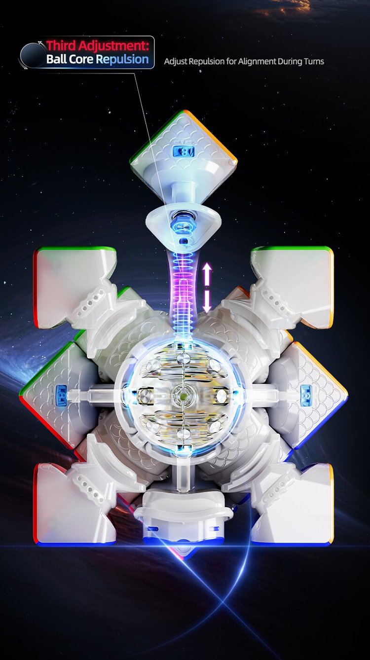 MoYu Super WeiLong V2 (20 aimants, Maglev, UV, Ball-Core)