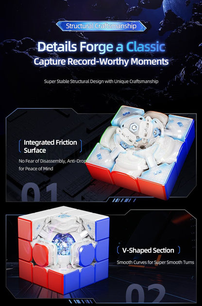 MoYu Super WeiLong V2 (20 aimants, Maglev, UV, Ball-Core)
