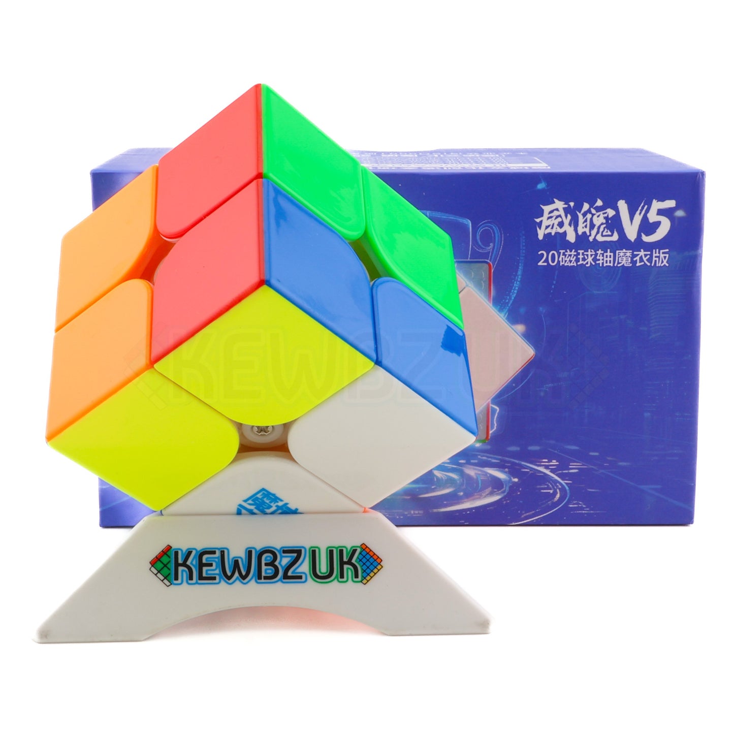 MoYu WeiPo V5 2x2 (20 aimants, Maglev, UV, Ball-Core)