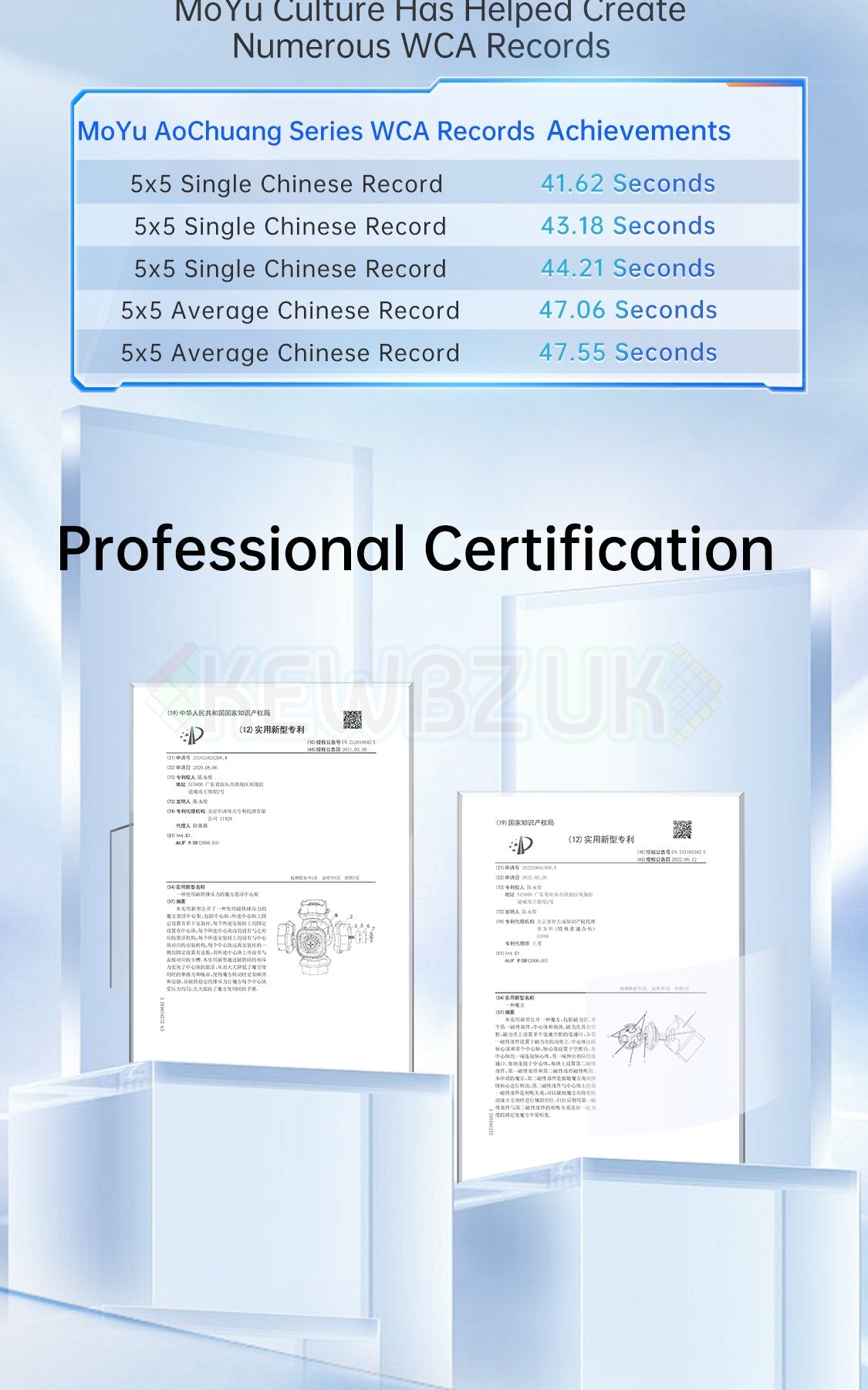 MoYu AoChuang V6 5x5 Triple-Track (Magnetic, UV, Ball-Core)