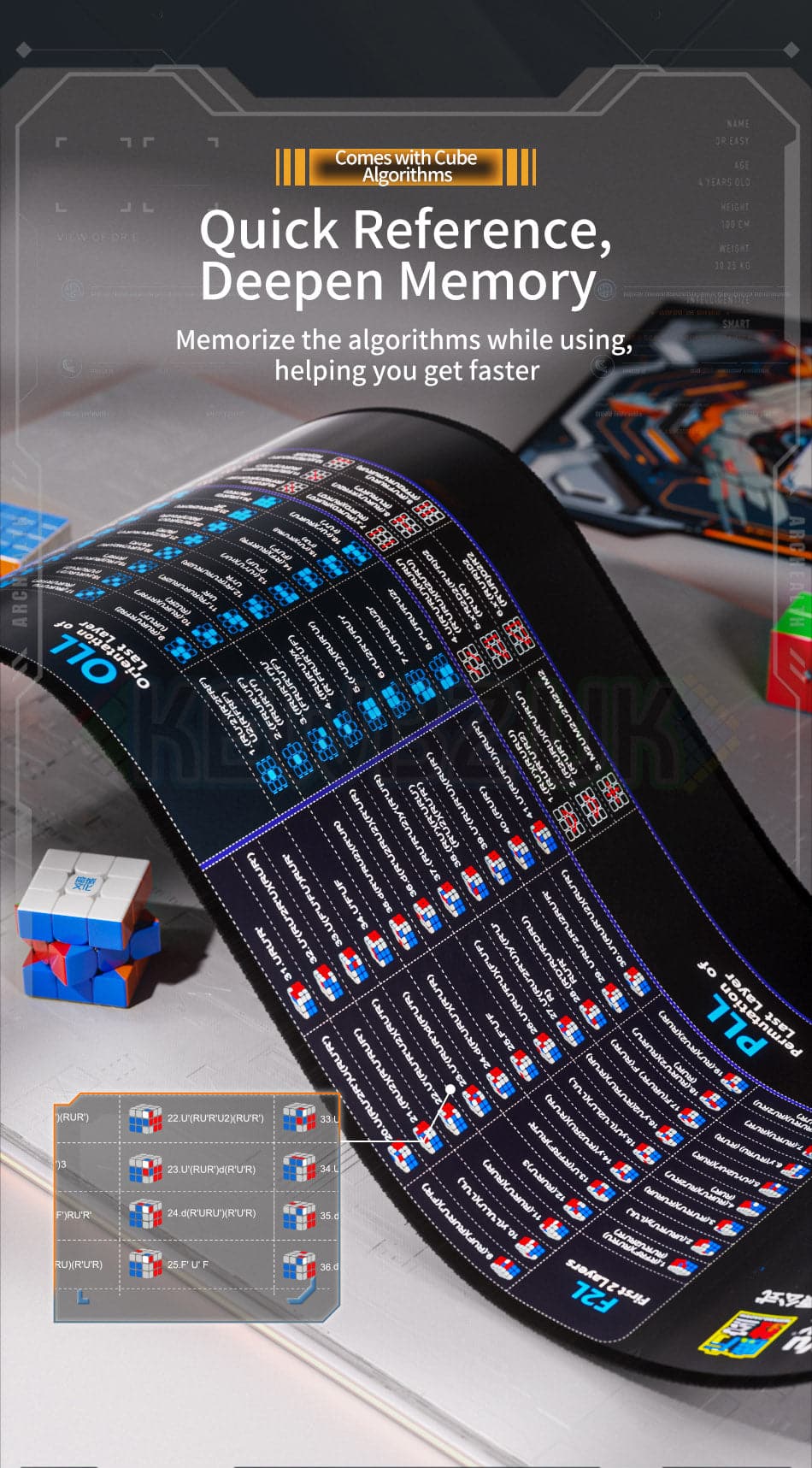 Tapis CyberPunk MoYu (Grand)